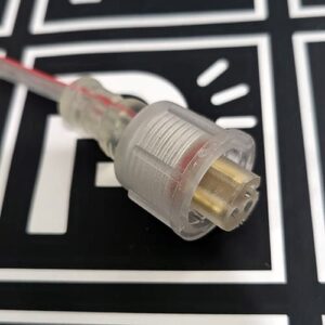 8 Inch FLAT Clear Wire xConnect Pigtail - Female